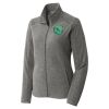 Women's Heather Microfleece Full Zip Jacket Thumbnail