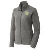 Women's Heather Microfleece Full Zip Jacket Thumbnail