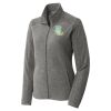 Women's Heather Microfleece Full Zip Jacket Thumbnail