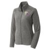Women's Heather Microfleece Full Zip Jacket Thumbnail