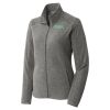 Women's Heather Microfleece Full Zip Jacket Thumbnail