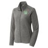 Women's Heather Microfleece Full Zip Jacket Thumbnail