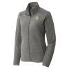 Women's Heather Microfleece Full Zip Jacket Thumbnail