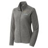 Women's Heather Microfleece Full Zip Jacket Thumbnail