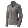 Women's Heather Microfleece Full Zip Jacket Thumbnail