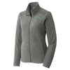 Women's Heather Microfleece Full Zip Jacket Thumbnail