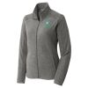 Women's Heather Microfleece Full Zip Jacket Thumbnail
