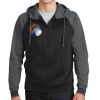 Sport Wick ® Varsity Fleece Full Zip Hooded Jacket Thumbnail