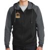 Sport Wick ® Varsity Fleece Full Zip Hooded Jacket Thumbnail
