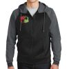 Sport Wick ® Varsity Fleece Full Zip Hooded Jacket Thumbnail