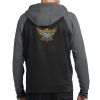 Sport Wick ® Varsity Fleece Full Zip Hooded Jacket Thumbnail